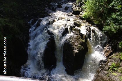 Black Linn Waterfall rapids dunkeld perthshire scotland