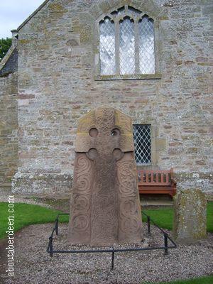 Celtic Cross outside Church