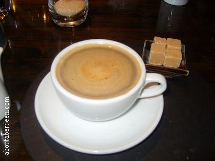 Coffee and tablet sweets