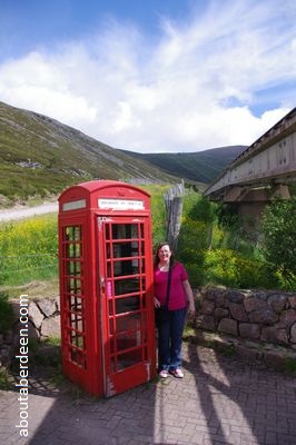 Highest Red Telephone Box Scotland Cairngorm Mountains