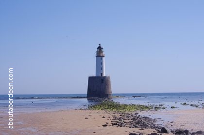 Scottish Lighthouse by beach
