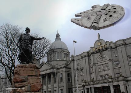 Star Wars Millennium Falcon His Majesty's Theatre William Wallace Aberdeen