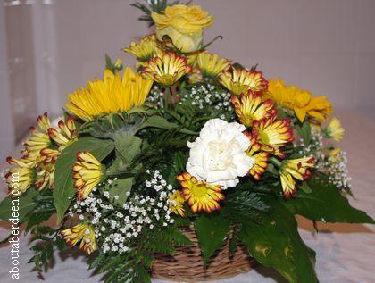 Yellow White Bouquet Flowers