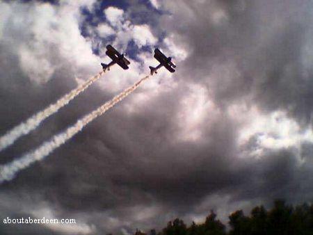 Aberdeen Emmerdale Vintage Plane Display