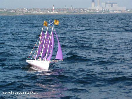 Sailing Boat Boddam Peterhead North Sea