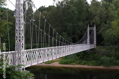 Cambus o May Suspension Bridge