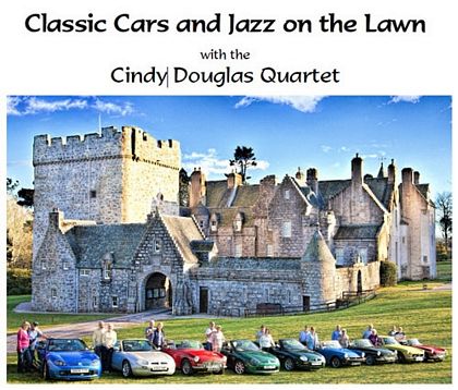 Classic Cars and Jazz on the Lawn MG Owners Club Drum Castle