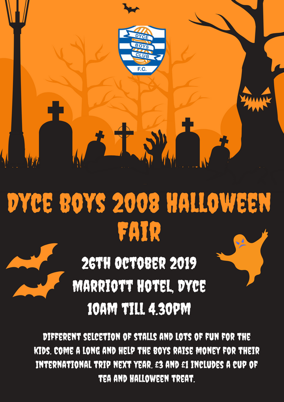 Dyce boys 2008 Halloween Fair