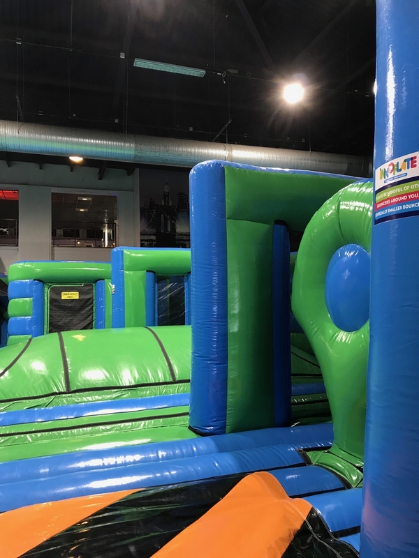 Inflatable Bouncy Assault Course Theme Park Innoflate Aberdeen Beach