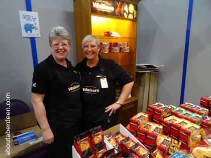 Walkers Shortbread Staff at Sample and sales market stall