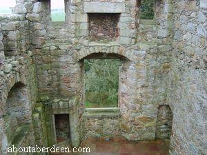 Inside Tolquhon Castle